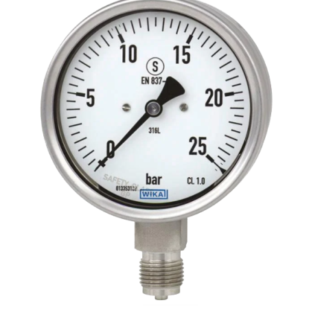 Bourdon tube pressure gauge WIKA model 232.30