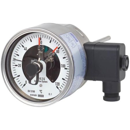 Bimetal thermometer wika TGS55